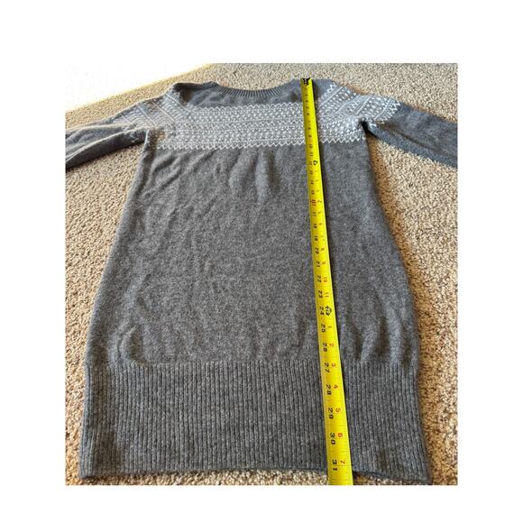 Celtic & Co Fair Isle Sweater Dress Lambs Wool Winter Nordic Classic Preppy - Picture 3 of 8